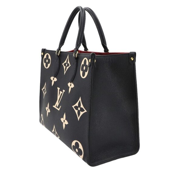 LOUIS VUITTON Bicolor Monogram Empreinte Onthego MM Tote Shoulder Bag 90284835 - Picture 5 of 10